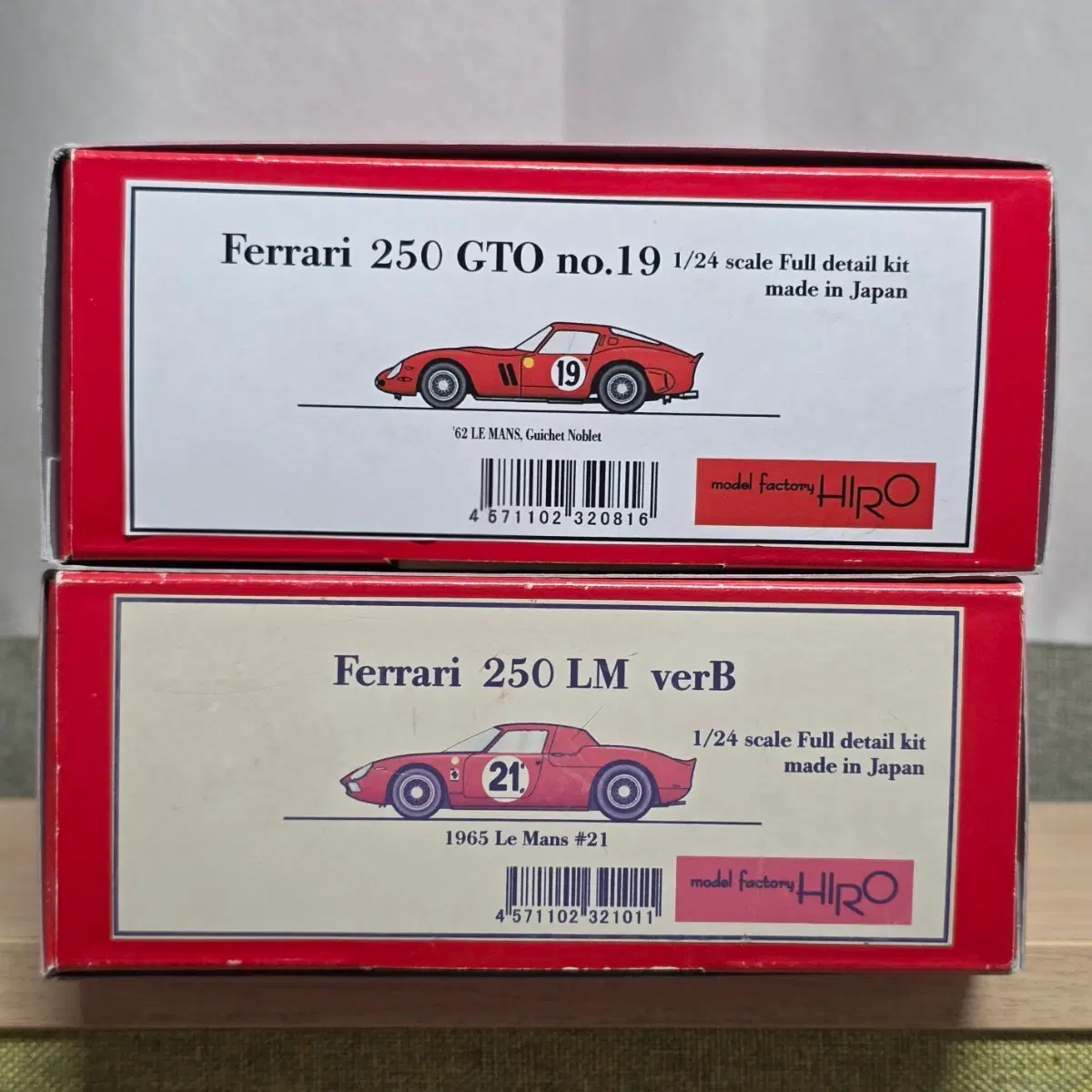 MFH 모델 팩토리 히로 1/24 250GTO, 250LM