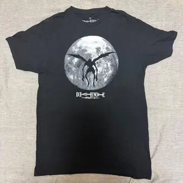 [레어] DEATH NOTE 데스노트 T셔츠 류크 야가미 라이토 M 블랙