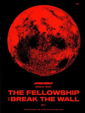 ATEEZ Blu-ray THE FELLOWSHIP BREAK THE WALL BOX1 BOX1