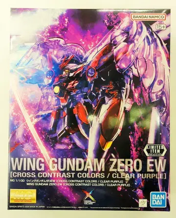 BANDAI SPIRITS MG 1/100 기동전사 건담 W 윙건담 제로 EW [CROSS CONTRAST COLORS / CLEAR PURPLE] LIMITED