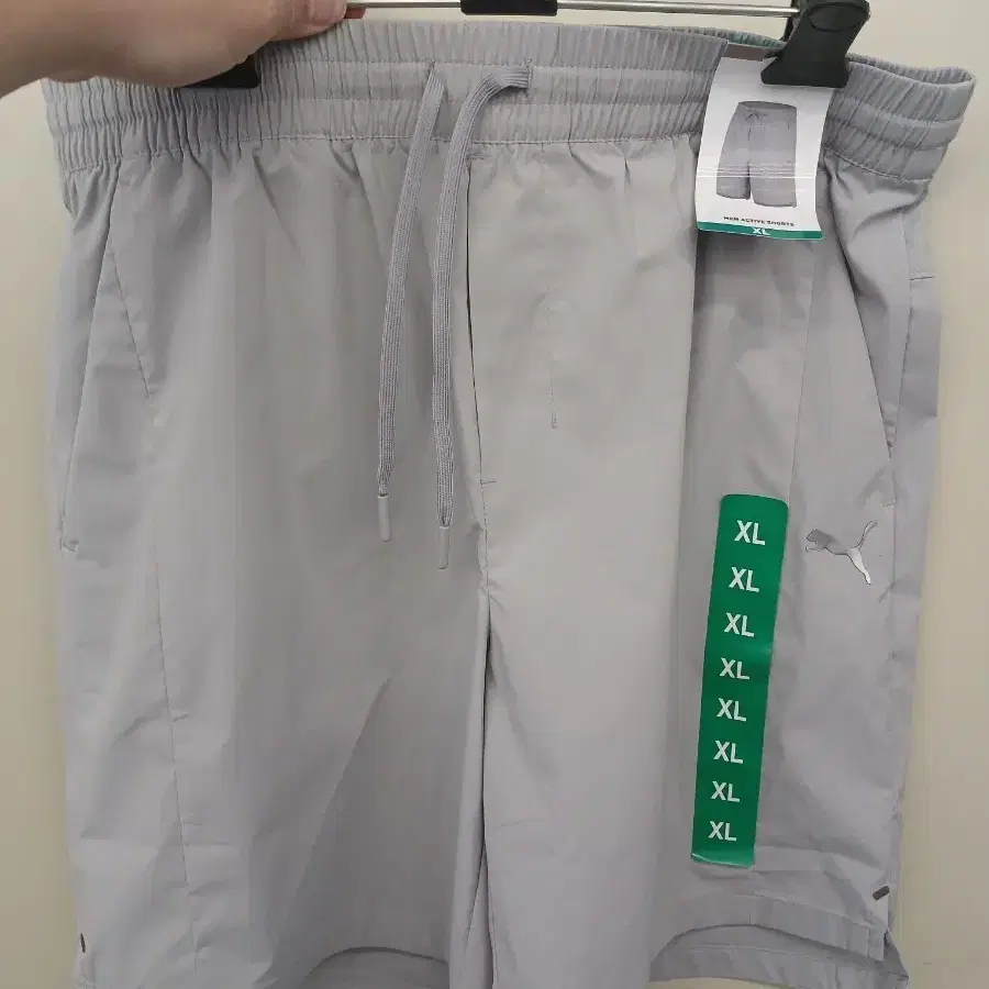 정품 푸마 남성 XL 그레이 반바지 새상품