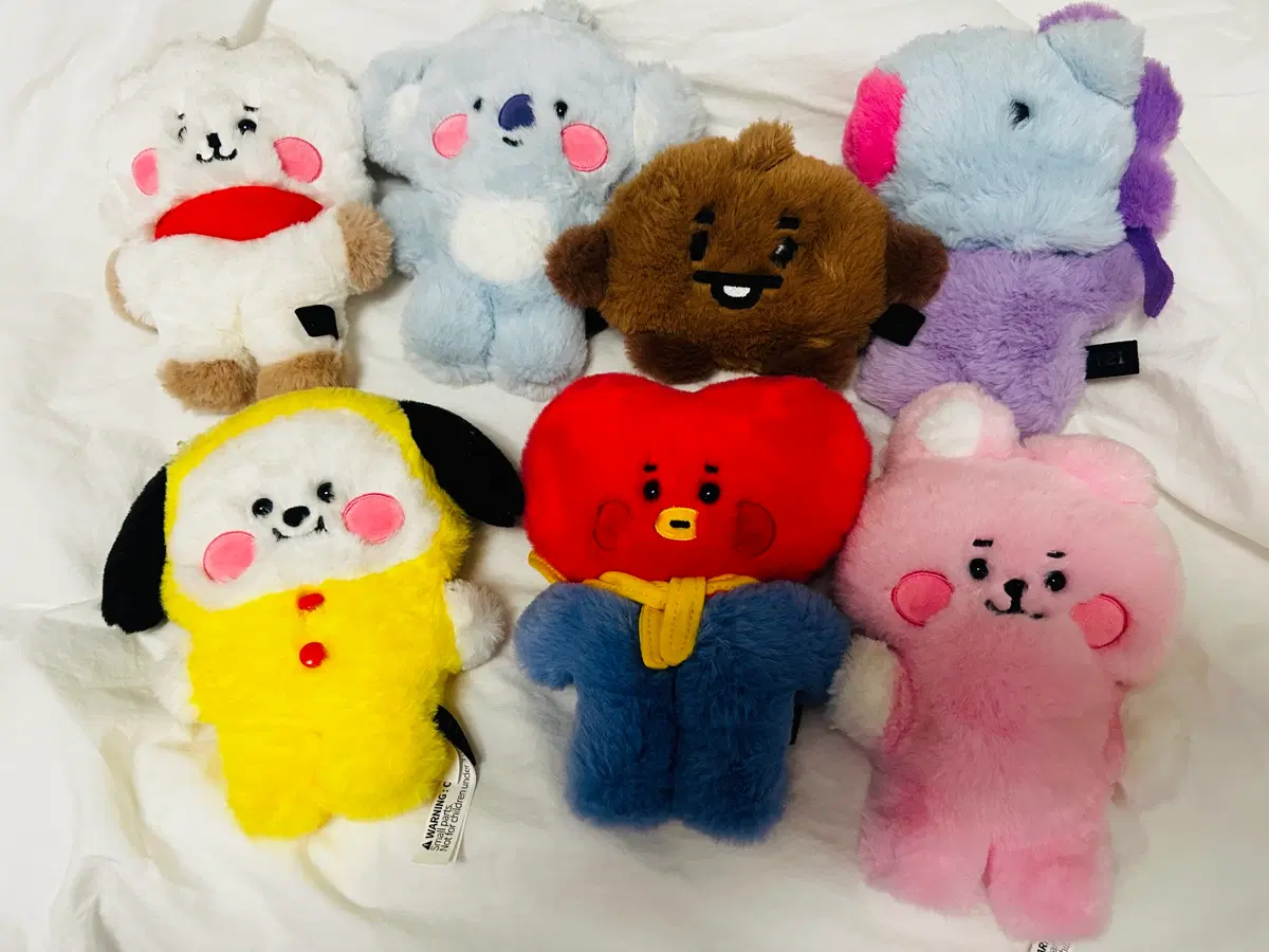 BT21 플랫퍼 인형 7종 일괄판매