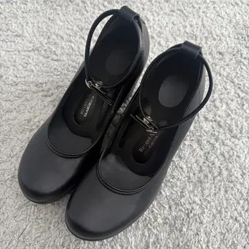 Re:getA GLAMOROUS 앵클 스트랩 펌프스 블랙 23.0cm