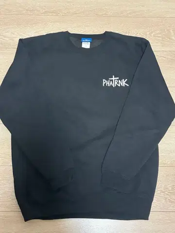 PHATRNK 맨투맨 블랙 L