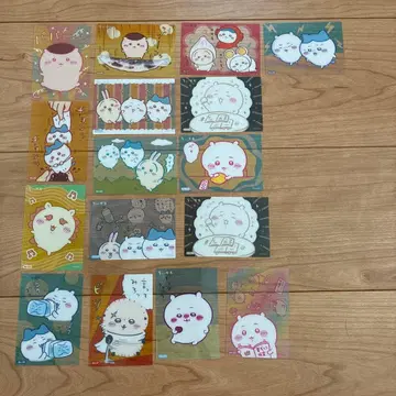 치이카와 클리어 카드 16장 세트