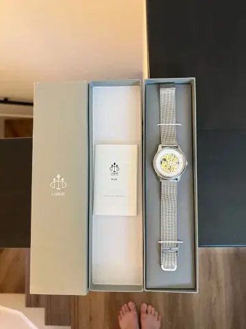 가격 인하 중 LOBOR 손목시계 메쉬 벨트