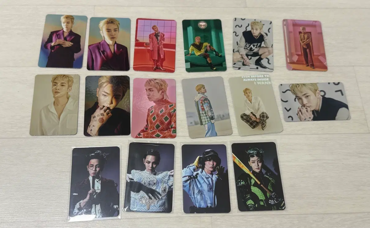 샤이니 키 김기범 아워너비 & 가솔린 포카 일괄 양도