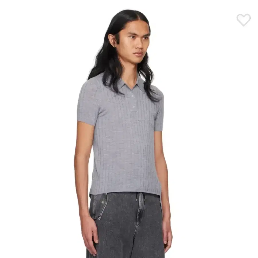(M) Dion Lee 디온리 니트 리브 폴로