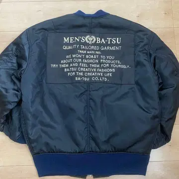 MEN'S BA-TSU 바츠 플라이 자켓 90s MA-1 자수 로고