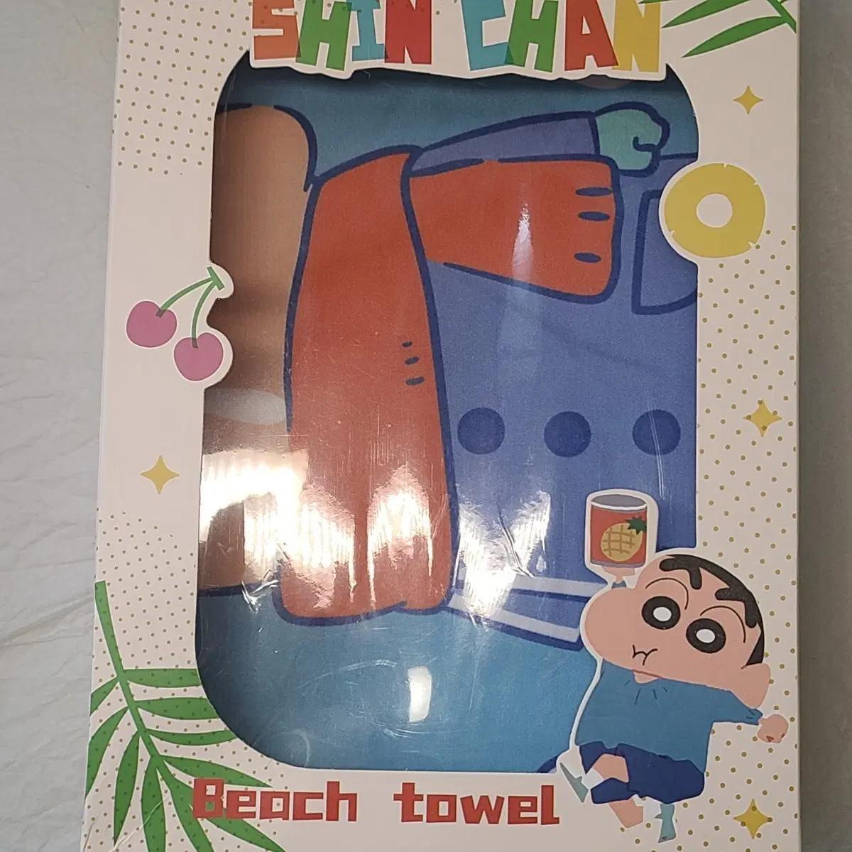 짱구는 못말려 비치타월 해변 물놀이 정품