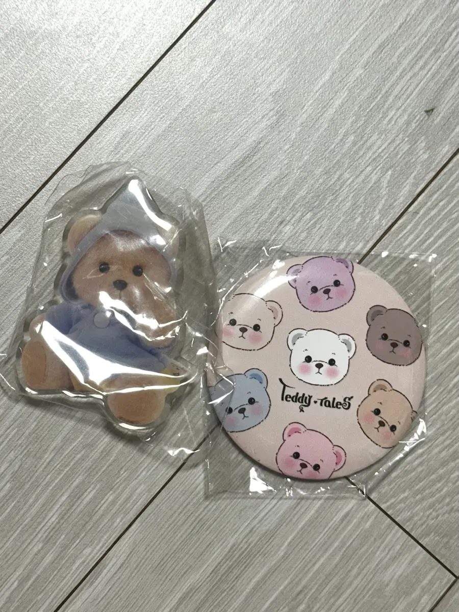 테디테일즈 그립톡+손거울
