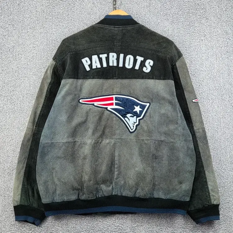 NFL 뉴잉글랜드 패트리어츠 스웨이드 가죽 자켓 (L)/ 13227