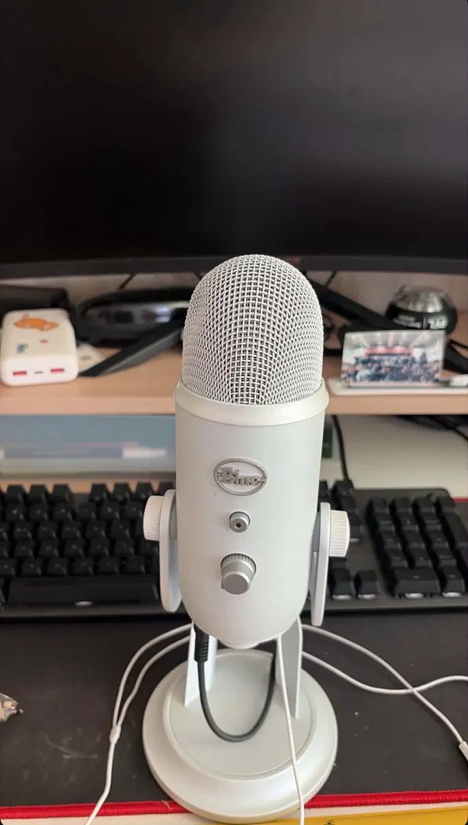 블루 예티 화이트 USB 마이크