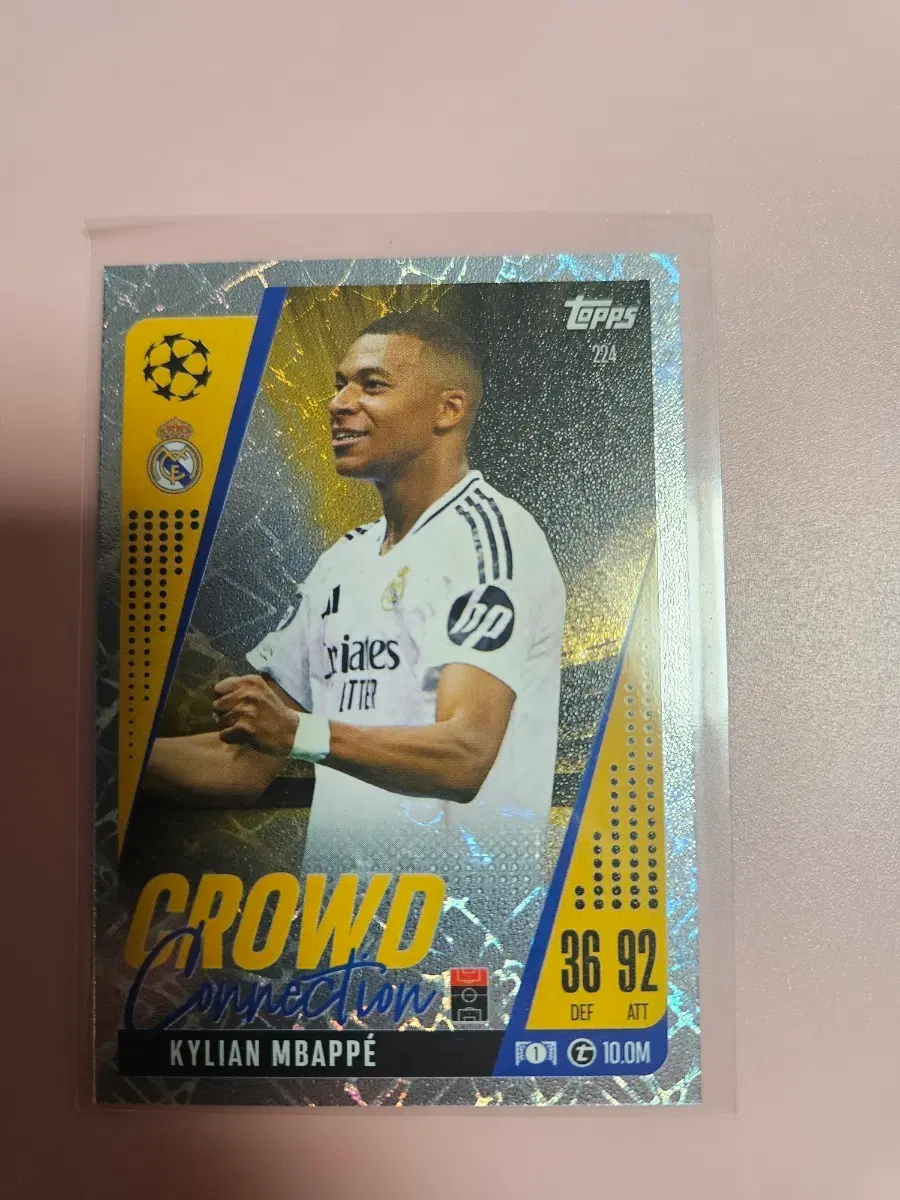 축구)킬리안 음바페 2024 Topps Match Attax
