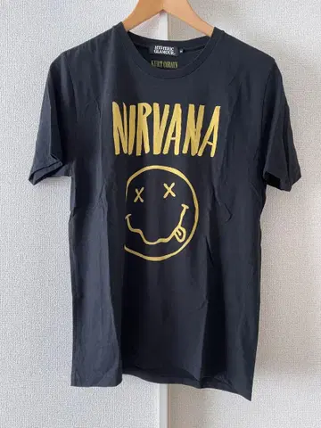 HYSTERIC GLAMOUR NIRVANA 티셔츠 M 블랙