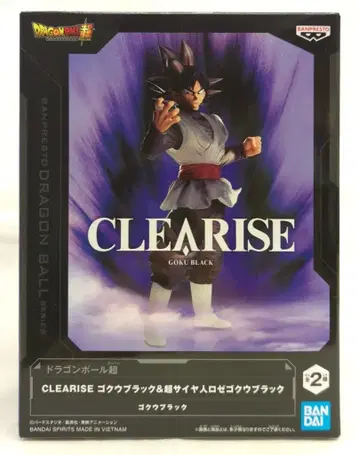BANDAI SPIRITS CLEARISE 오공 블랙 & 초사이어인 로제 오공 블랙 오공 블랙
