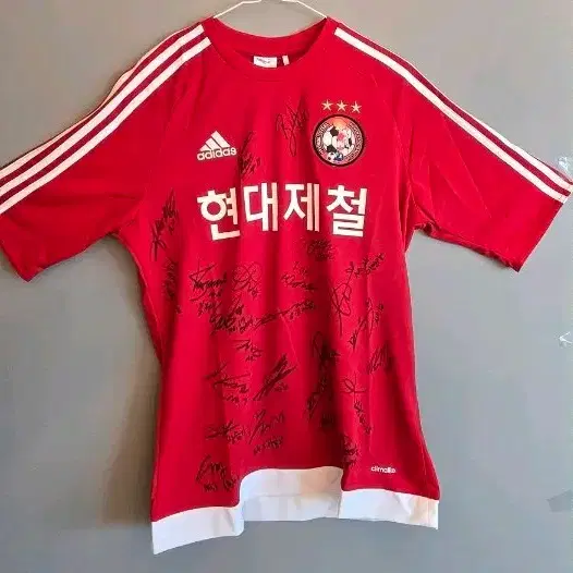 현대제철 레드엔젤스 축구단 사인유니폼