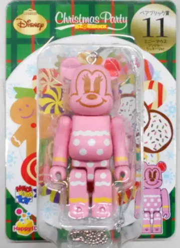 MEDICOMTOY 해피 크리스마스 파티/BE@RBRICK 11 미니 진저 쿠키/해피 크리스마스 파티/BE@RBRICK 100%
