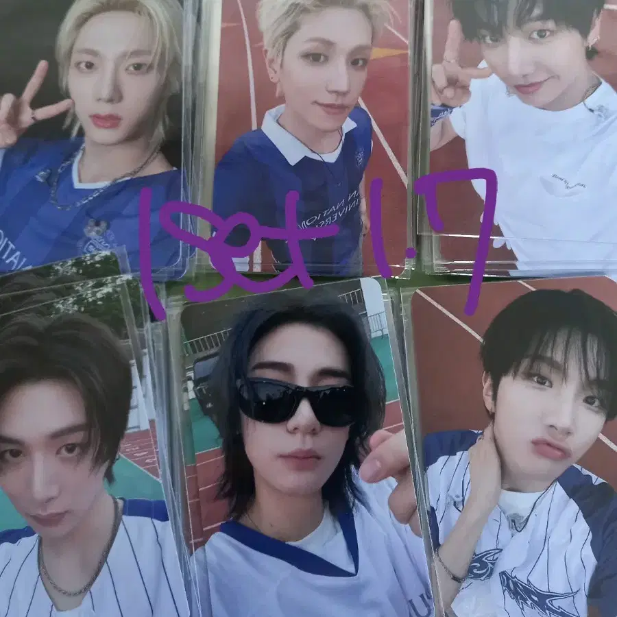보넥도 1set 헬로라이브2차 공식 특전 포카 미공포 운학 재현 태산 성호