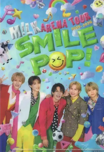 M!LK SMILE POP! A5 클리어 파일