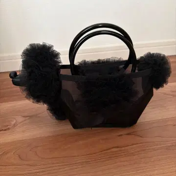 LUDLOW 푸들 핸드백 블랙