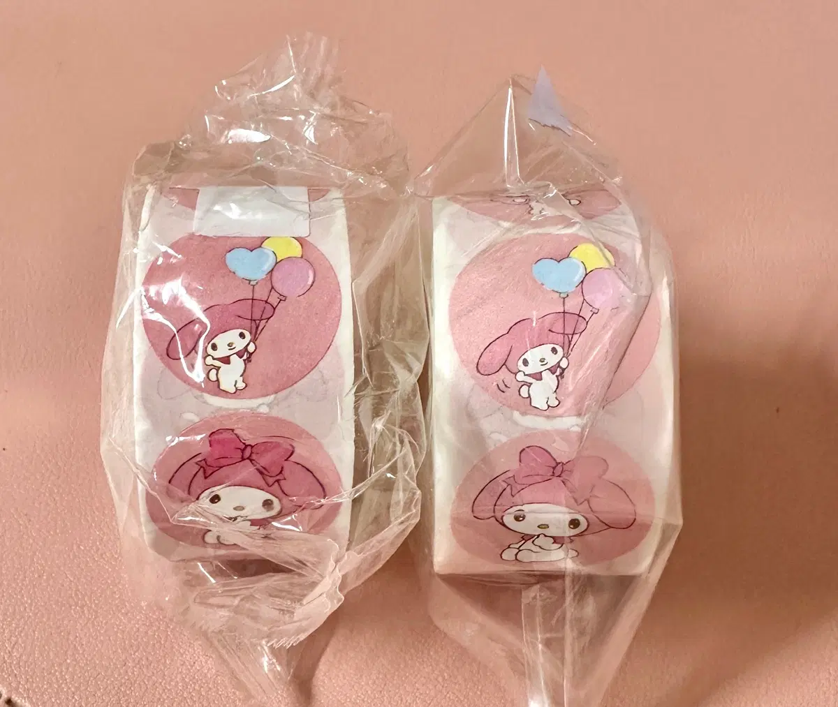 마이멜로디 500p 대용량 롤스티커