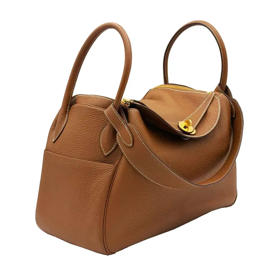 에르메스 Hermes H073426CC 골드 브라운 린디 34 숄더백 (C)