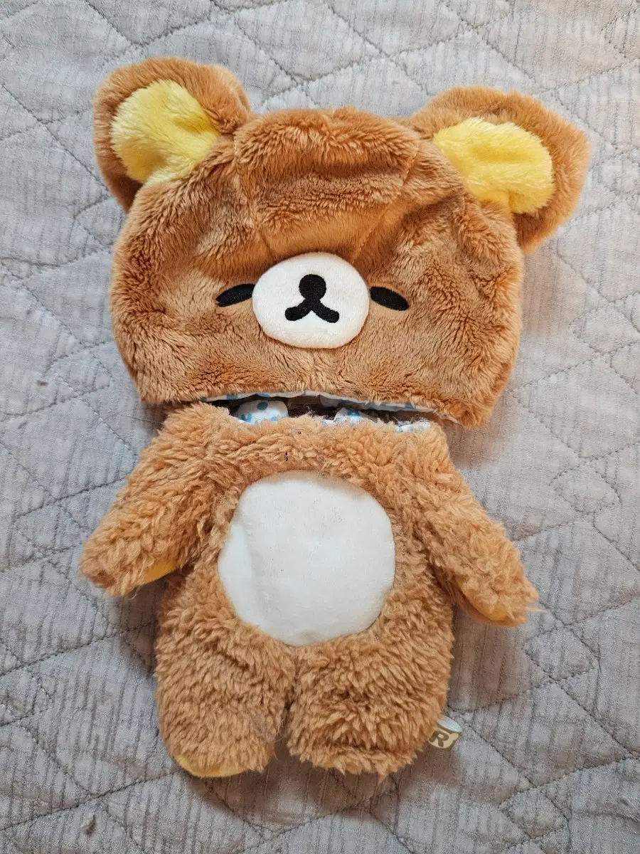 리락쿠마 인형 옷 20~25cm용 뚱한표정