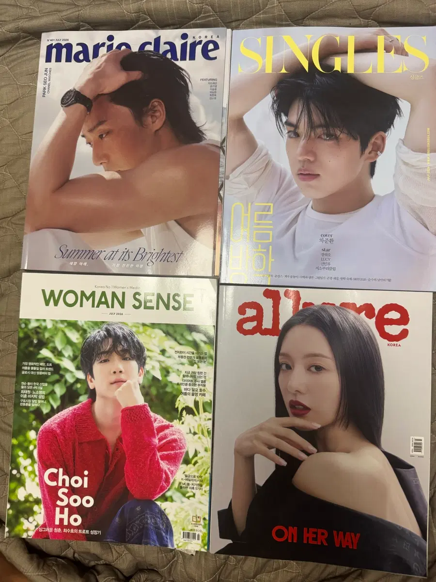 최신잡지 박서준 지디 문가영 차준환 최수호 김지원 윤노윤호