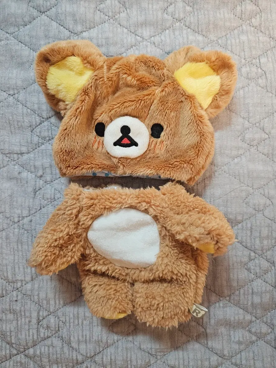 리락쿠마 인형옷 20-25cm 솜인형용 똘망 표정