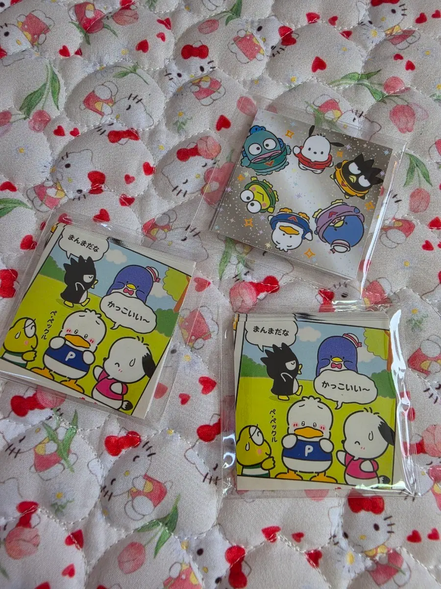 하피단부이 사각 스티커 10p