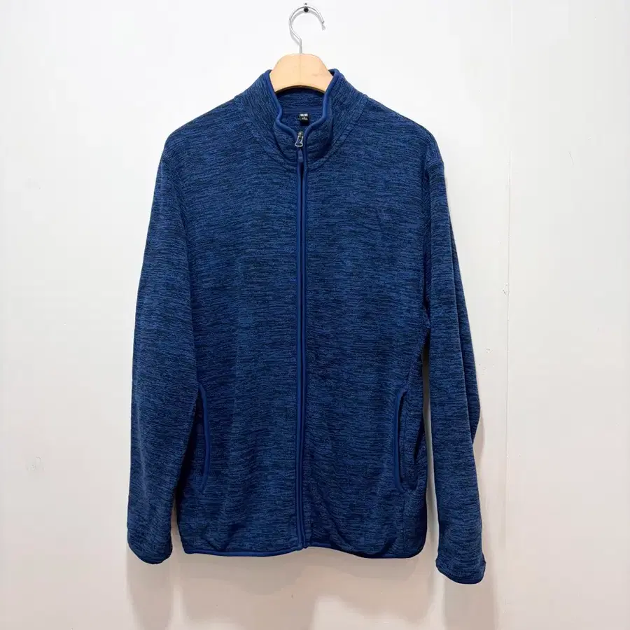 Uniqlo 유니클로 멜란지 블루 후리스 집업 (남성L, 여성free)