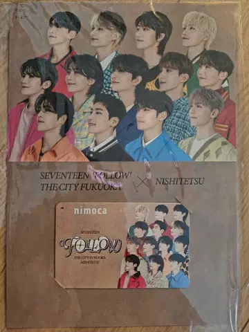SEVENTEEN FOLLOW THE CITY FUKUOKA nimoca