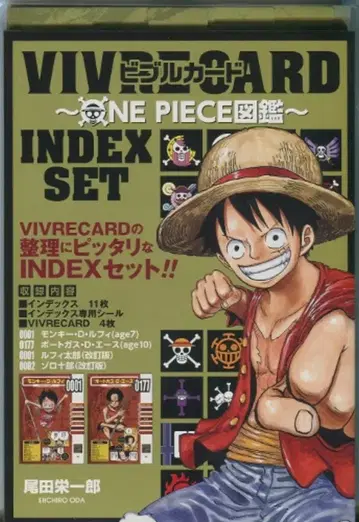 슈에이샤 VIVRE CARD ONE PIECE 도감 비블카드 원피스 도감 INDEX SET