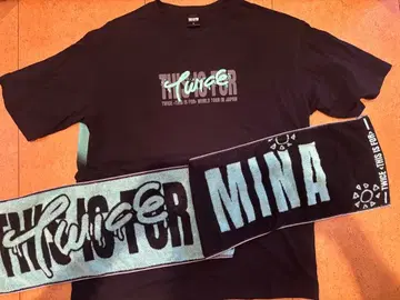 TWICE MINA 티셔츠 머플러 타월 세트