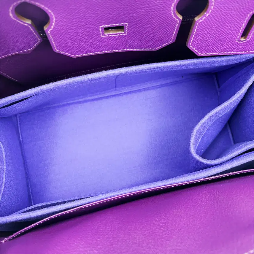 에르메스 Hermes H027634CC 퍼플 벌킨 35 토트백 (R) 사진 8