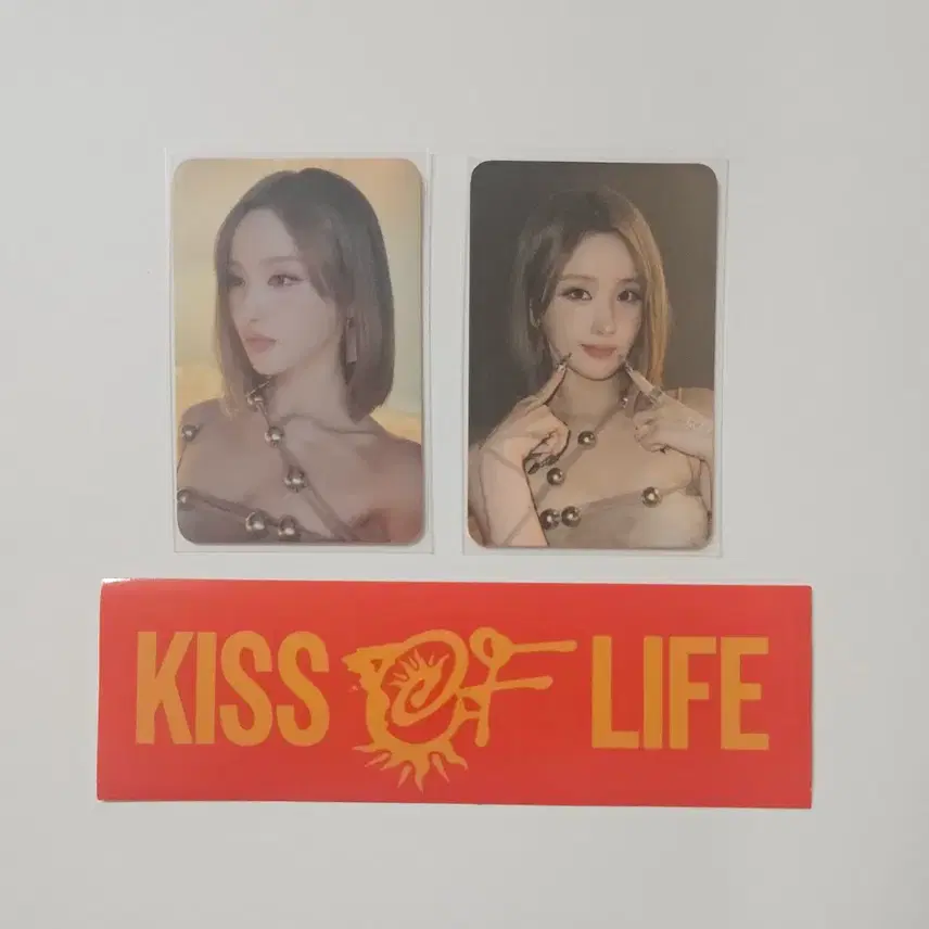 一括販売。キスオブライフ聖水ポップアップベルヘウォンランダム フォトカード キオフ SWEAT KISS OF LIFE KIOF トレーディングカード