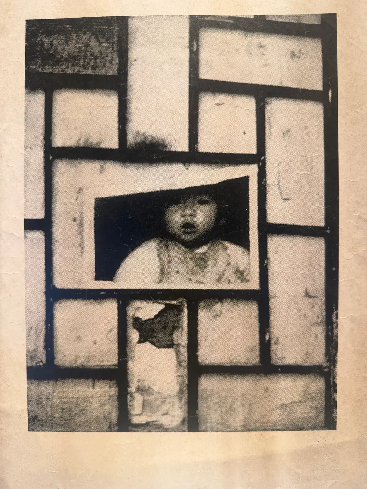 1956년 - 북한 냉전 사진 만포 아동 어린이 비주얼 아카이브 오브제