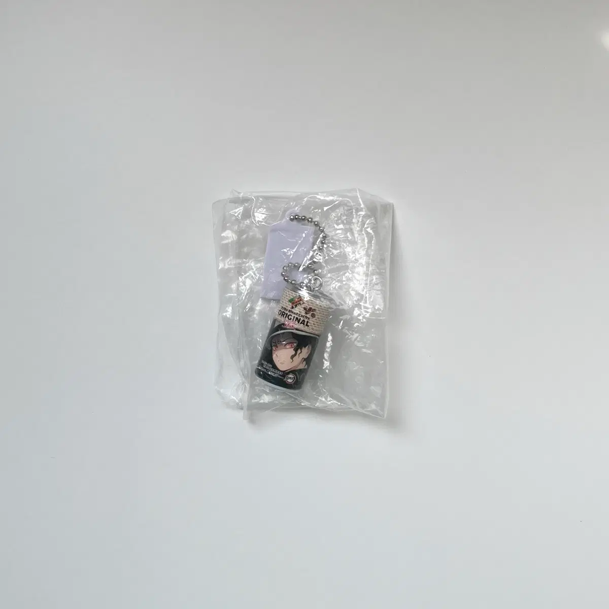 귀멸의 칼날 무잔 캔커피 키링 가챠