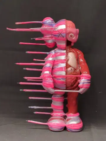 MEDICOMTOY OPEN EDITION KAWS COMPANION (FLAYED/BLUSH) JOSH MAYHEM CUSTOM