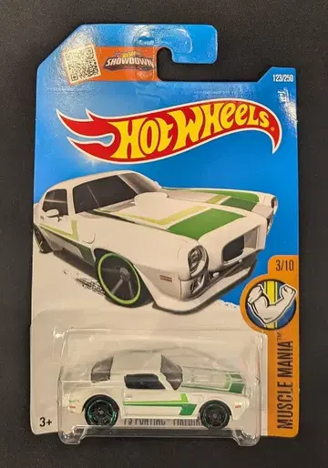 MATTEL HOTWHEELS MUSCLE MANIA 3/10 DHX32 '73 PONTIAC FIREBIRD 화이트 123/250