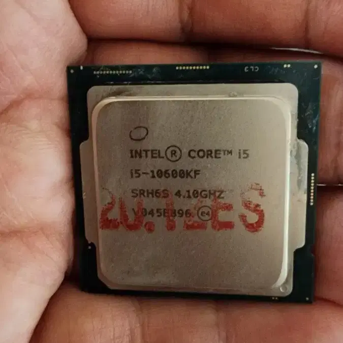 인텔 코어 i5-10600KF CPU 고장 부품용