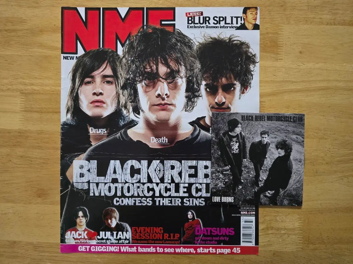 CD 음반 Black Rebel Motorcycle Club 블랙 레벨 모터사이클 클럽 - Love Burns PROMO 영국반