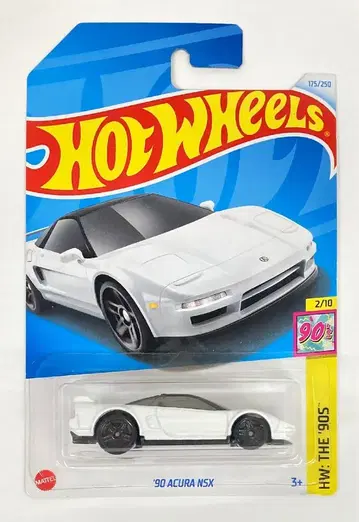 MATTEL HOTWHEELS HW: THE '90S 2/10 HTF02 '90 ACURA NSX/화이트 175/250