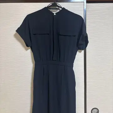 로페피크닉 반팔 롱 원피스