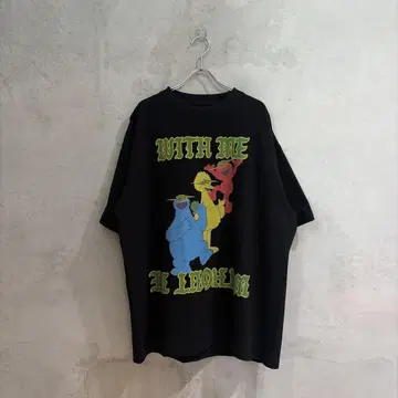 TAIN DOUBLE PUSH 티셔츠 블랙