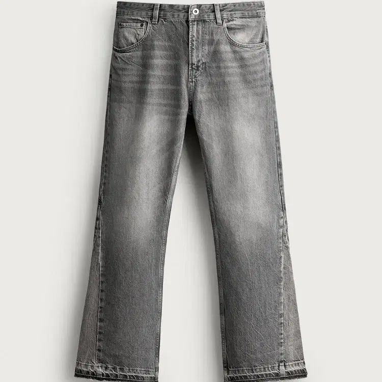 ZARA 자라 부츠컷 플레어 핏 진 데님팬츠 청바지 그레이 36사이즈 택달린 새상품 플레어진