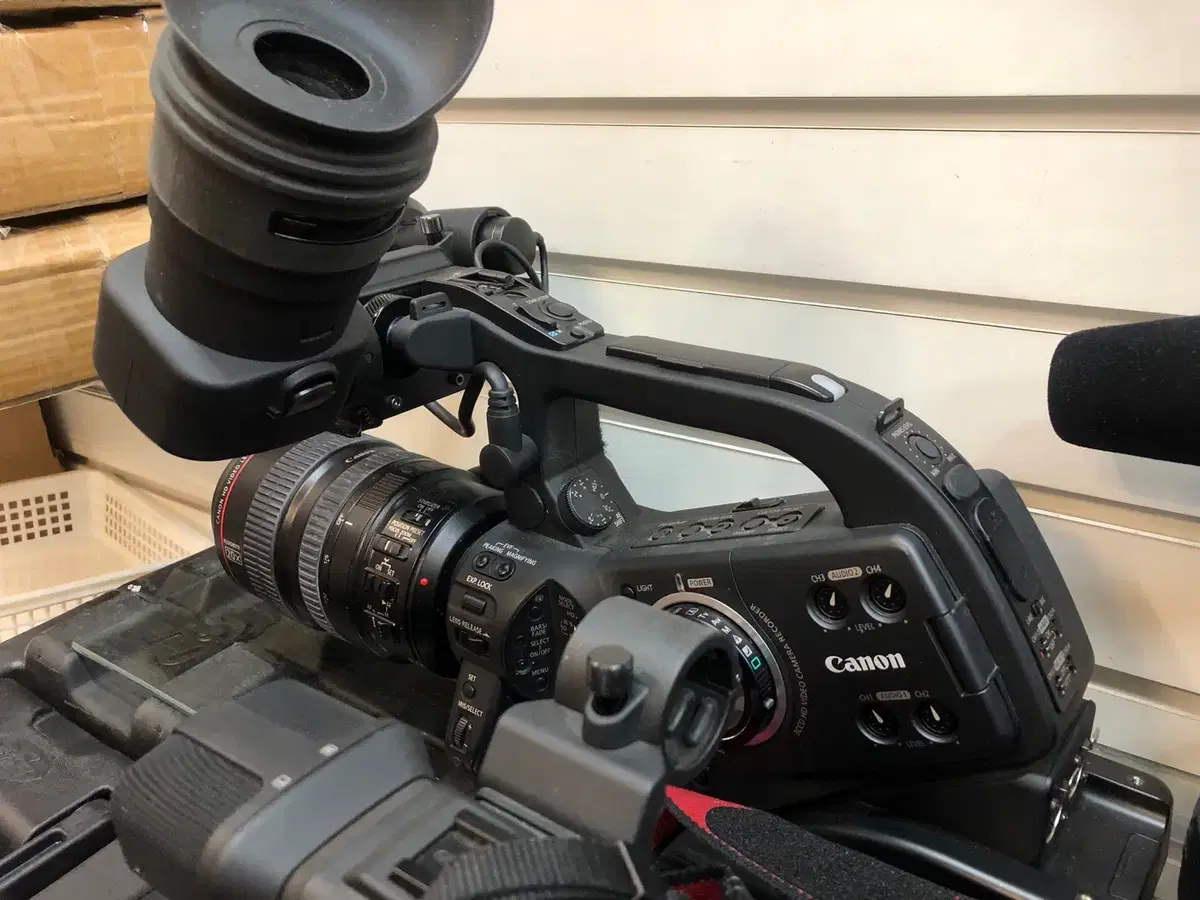 미군방출 캐논 XL H1 HDV 캠코더+ 3세대 야간투시경/PAG 배터리 전술 방송 11종 일괄 풀세트(야간투시경별도판매가능)