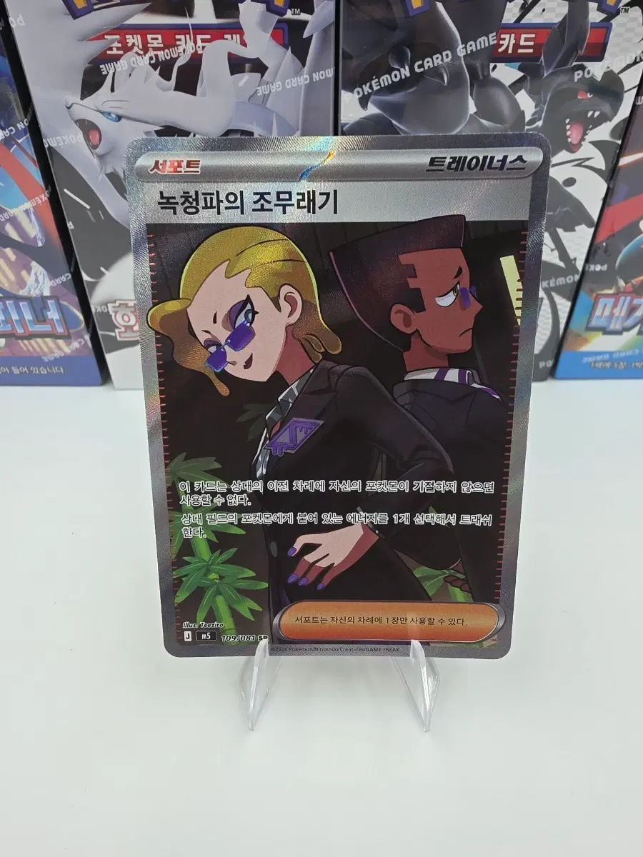 포켓몬카드 녹청파의 조무래기 SR