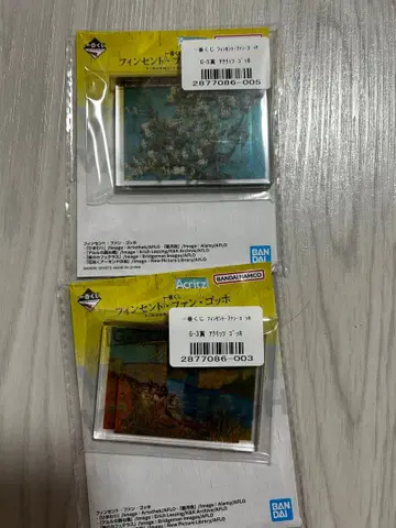 제일복권 빈센트 반 고흐 G상 아크릴 2개 세트